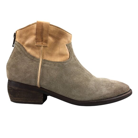 Steve Madden Shoes - Steve Madden Women's Size 7.5M Midnite Brown Leather Suede Western Ankle Boots